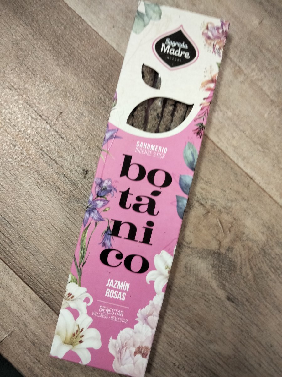 Incenso botanico in Stick gelsomino e rosa 