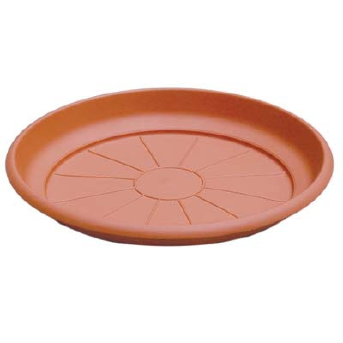 Sottovaso Erica in Plastica colore Terra Cotta Ø 14x2,6 h. cm ICS