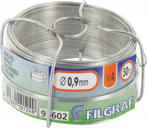 Filo zincato ø 1.3mm bobina da 40m