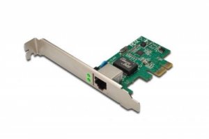 SCHEDA DI RETE PCI-EXPRESS GIGABIT ETHERNET DIGITUS CON STAFFA LOW PROFILE