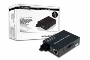 CONVERTITORE 10/100 RJ45 MEDIA CONVERTER - FIBRA OTTICA SC SINGLEMODE