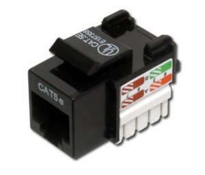 INSERTO JACK UTP RJ45 8 POLI CAT 5E (FRUTTO)