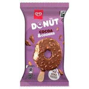Gelato donut cacao & cookies