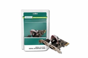 SCHEDA PCI EXPRESS CON 2 PORTE SERIALI 9 POLI