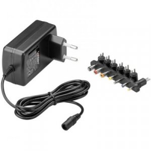 ALIMENTATORE UNIVERSALE 9-24 VOLT 1,5A MULTISPINA