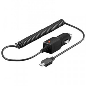 CARICABATTERIA DA AUTO 1A MICRO USB CON CAVO 1,5 MT