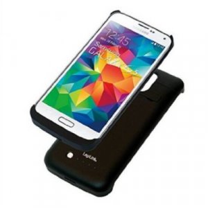 COVER CON BATTERIA INCORPORATA PER SAMSUNG S5 COLORE NERO