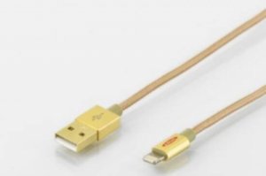 CAVO LIGHTNING 8 POLI PER APPLE IP5/6 - USB MT 1 COLORE ORO