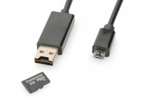 CAVO OTG PER TRASMISSIONE DATI/RICARICA USB 2.0 CON SLOT MICRO SD