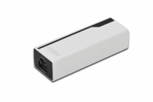 MINIBATTERIA UNIVERSALE PER TABLET/SMARTPHONE USB 5 VOLT CAPACITA' REALE 2200 MAH COLORE BIANCO