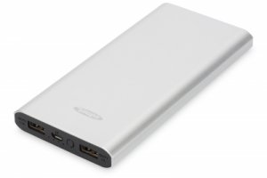 POWER BANK IN ALLUMINIO SLIM LINE 10000 MAH COLORE ARGENTO