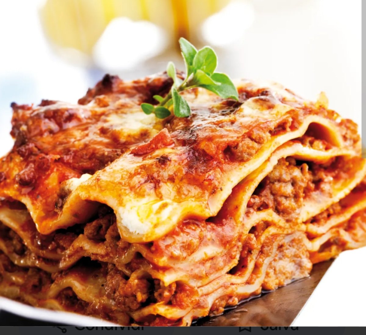 Lasagne alla bolognese 