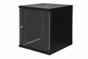 ARMADIO RACK 19 12 UNITA' DA MURO (A)620X (L)540 X PROFONDITA' 600 MM. COLORE NERO