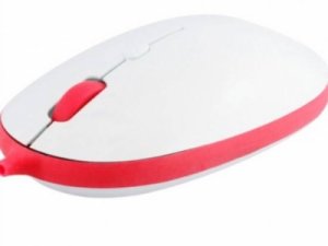 MOUSE OTTICO USB COLORE ROSSO 800/1600 DPI REGOLABILE