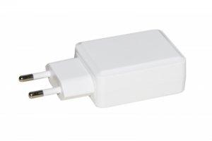 CARICATORE RAPIDO DA RETE CON PRESA USB 5 VOLT 3 AMPERE COLORE BIANCO