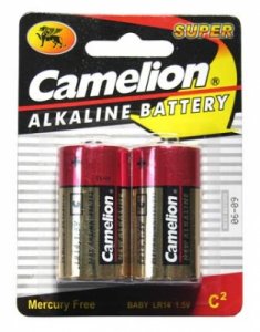 BATTERIE ALCALINE 1.5 VOLT LR14 MEZZATORCIA BLISTER 2 PZ.