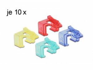 KIT 40 PEZZI  LINGUETTE DI RICAMBIO CONNETTORI RJ45 8 POLI