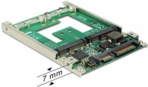 CONVERTITORE SATA 22 POLI - 2 x mSATA 2.5 RAID 7 MM